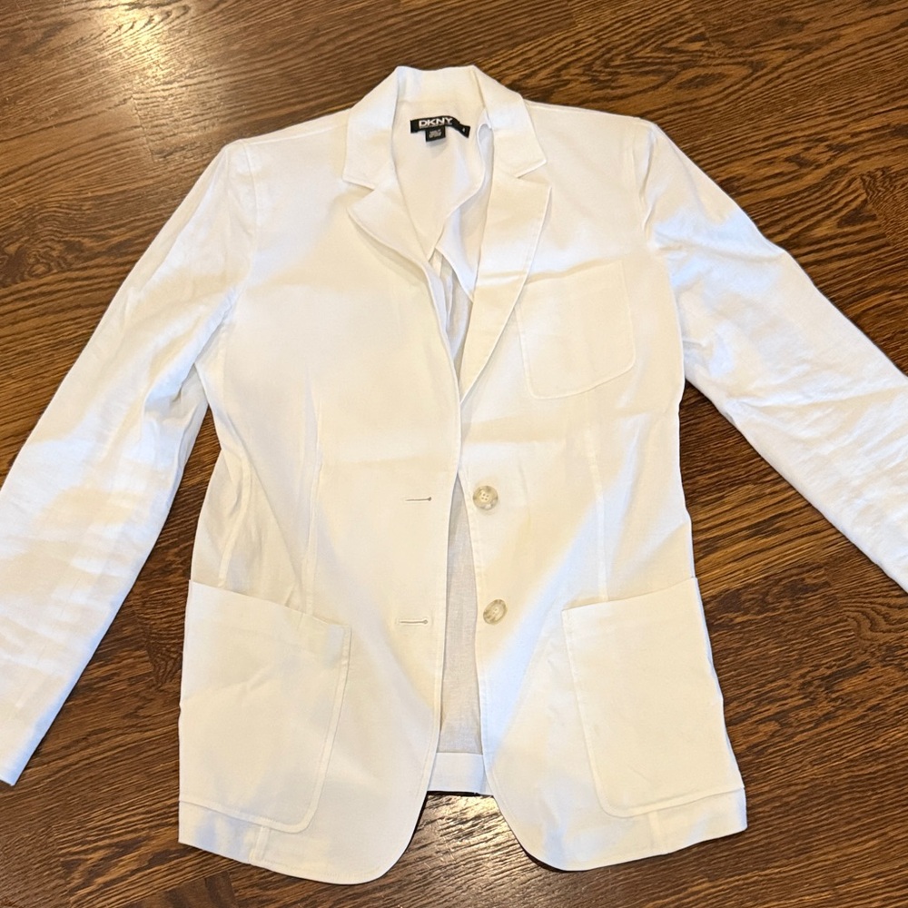DKNY Women's Cream Blazer